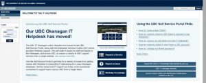 UBC IT Okanagan Online Helpdesk is moving!