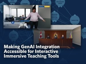 Making GenAI Integration Accessible for Interactive Immersive Teaching Tools